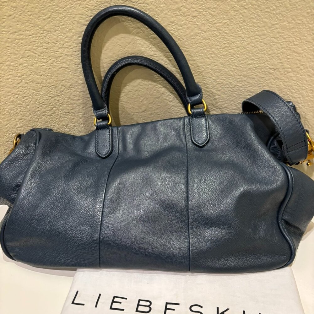 👜Liebeskind Berlin Esther Satchel Soft Leather Shoulder Bag Purse - Picture 8 of 16